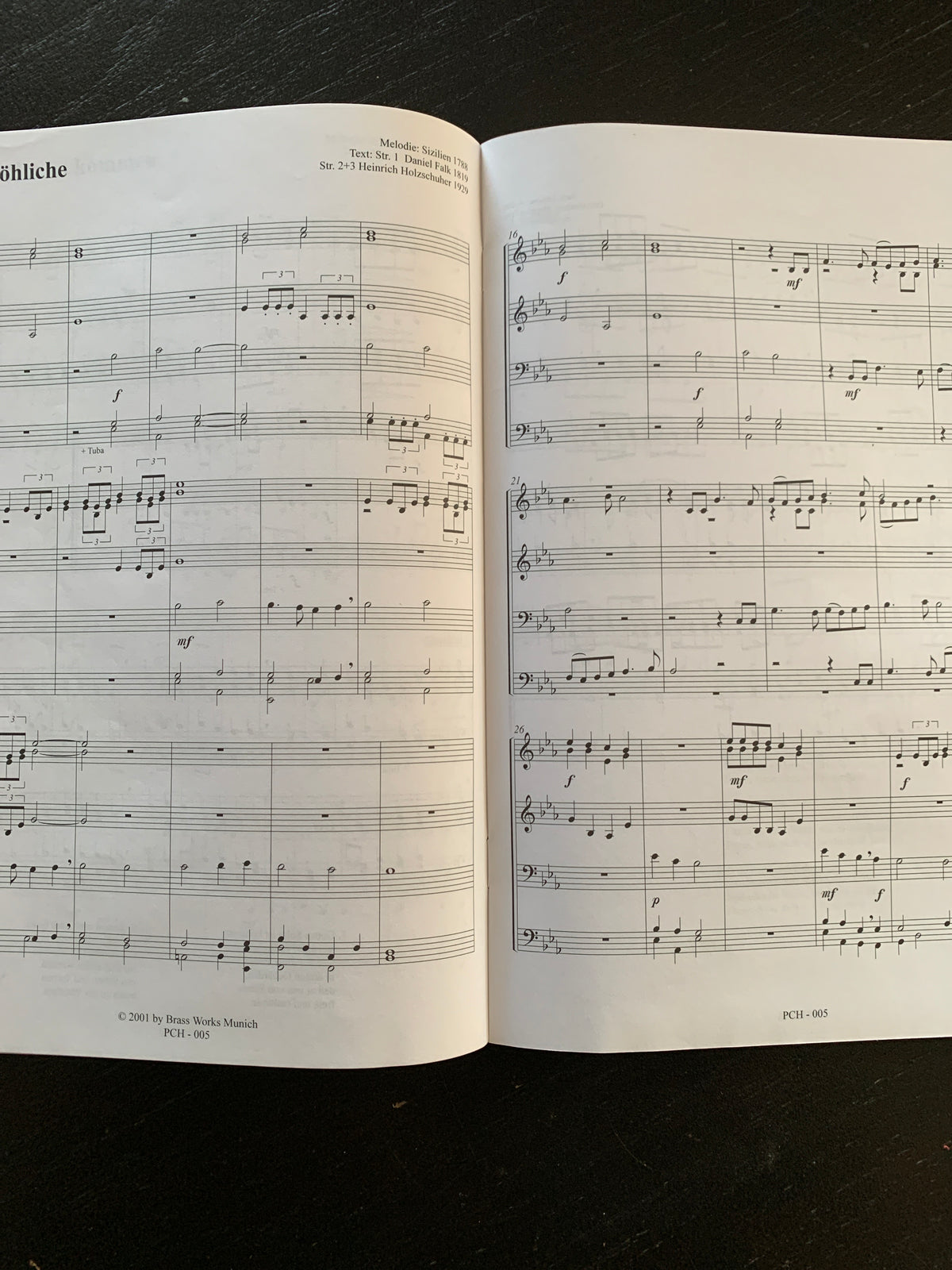 Fröhliche Weihnacht - Bläserpartiten für Posaunenchor von Siegfried Fietz