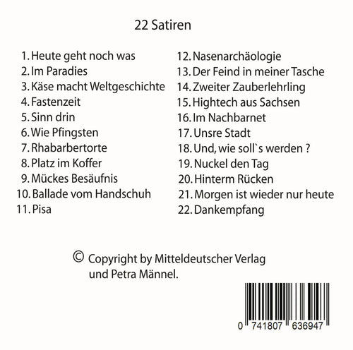 22 Satiren (Hörbuch-CD)